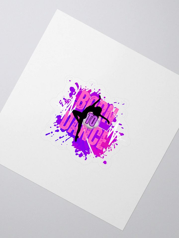 Born to Dance Her Silhouette - Kiss Cut Stickers product image (2)