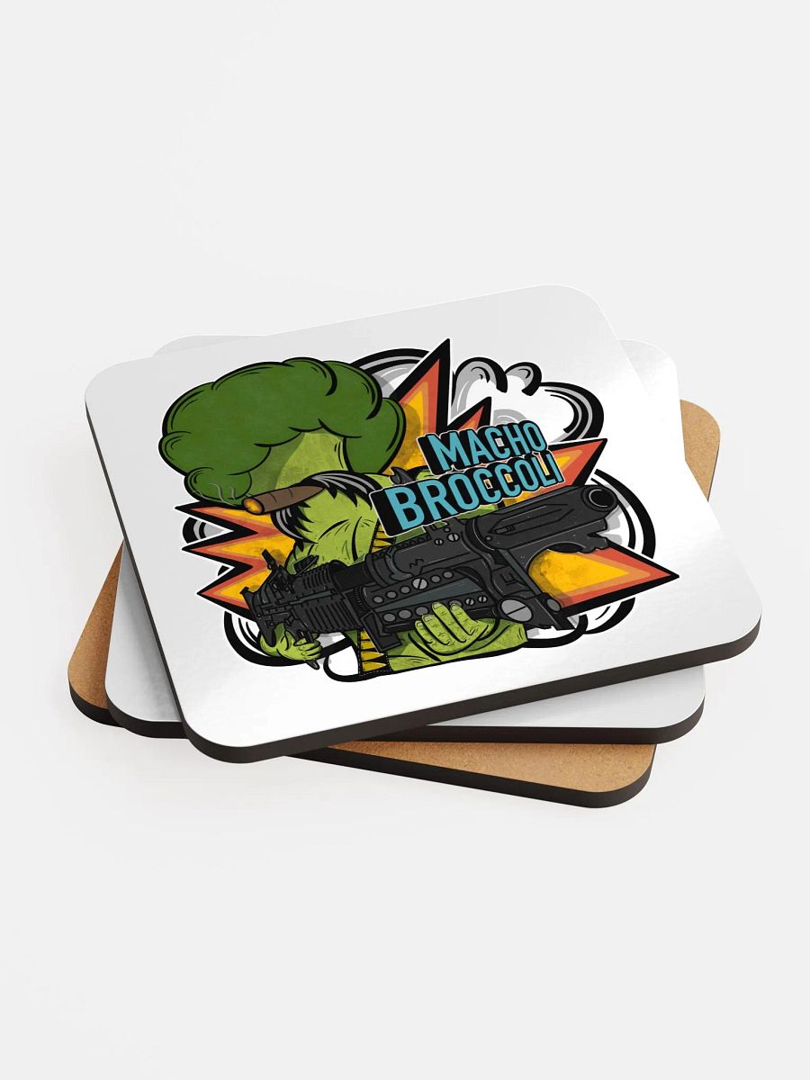 Macho Broccoli 2.0 Coasters product image (2)