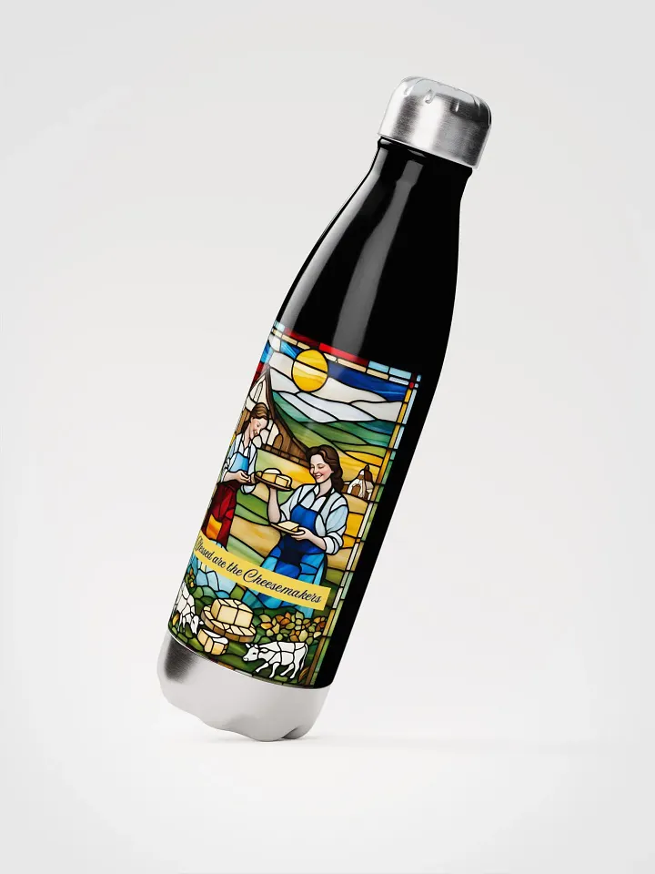 Blessed are the Cheesemakers 17oz Stainless Steel Water Bottle #04 product image (3)