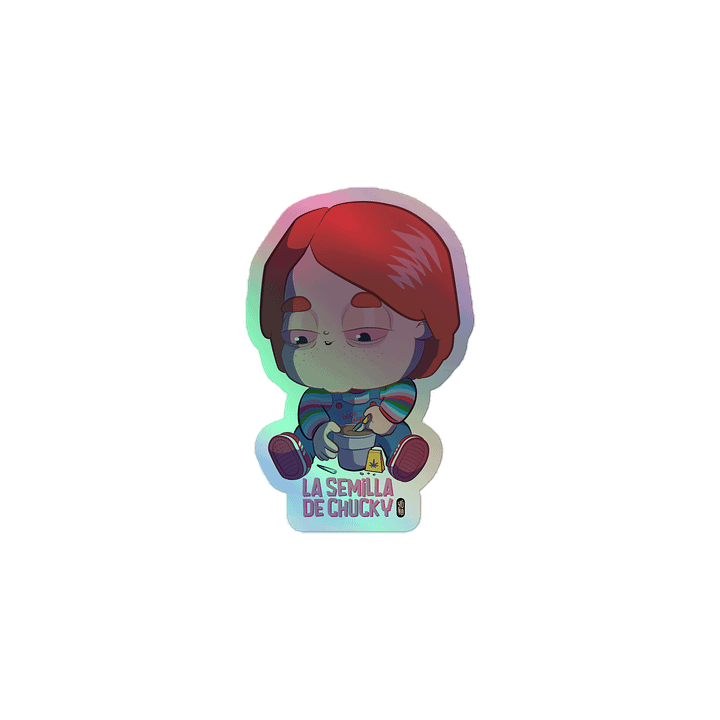 La Semilla de Chucky - Sticker (Holographic Kiss Cut) product image (1)
