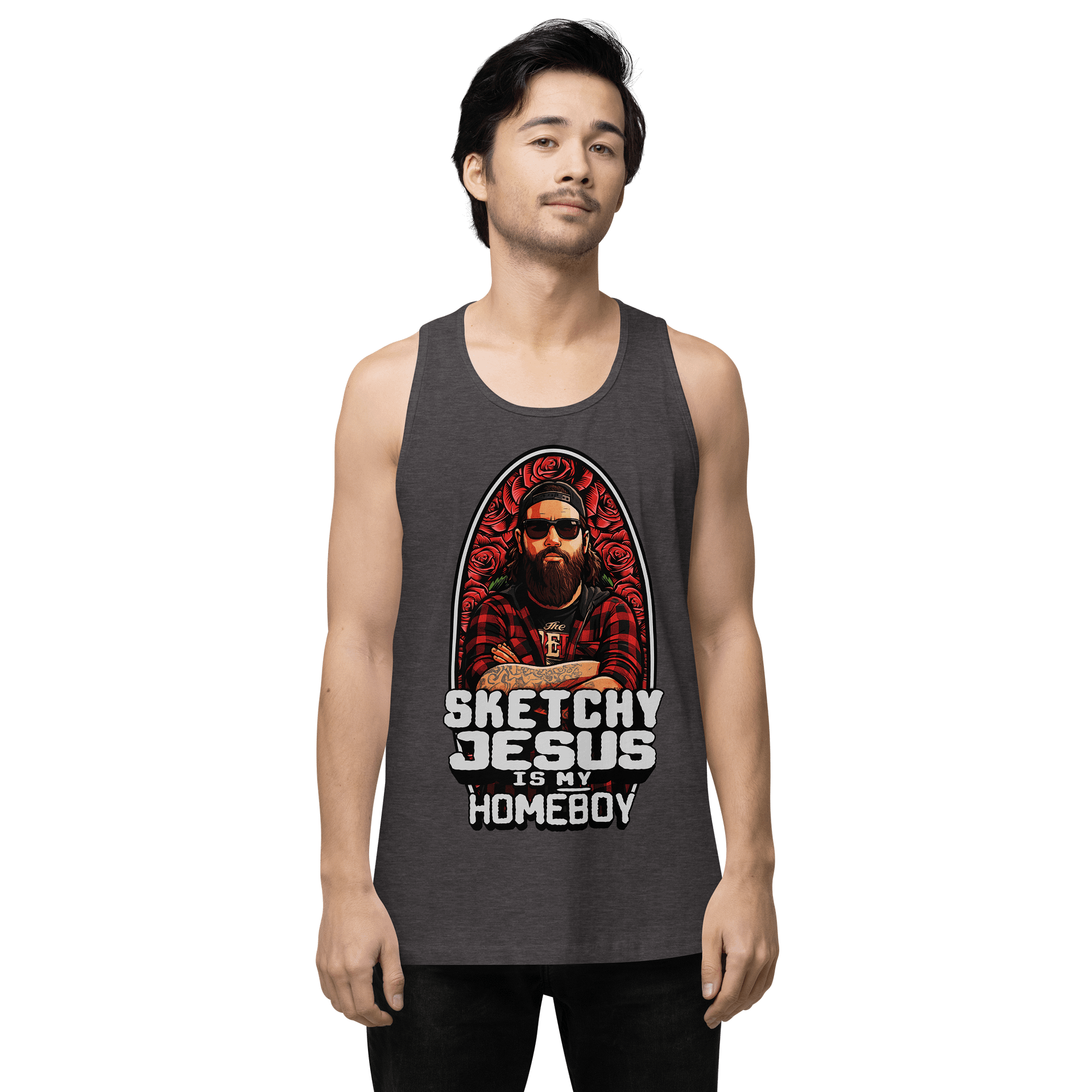 "Sketchy Jesus Is My Homeboy" Tank Top product image (15)