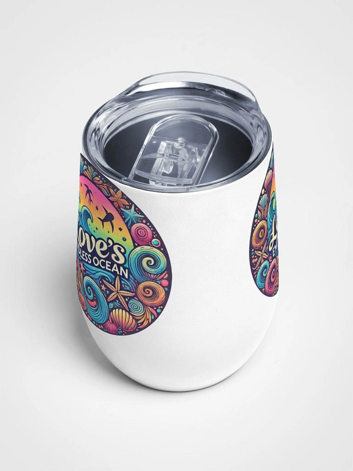 Endless Ocean Wine Tumbler product image (1)