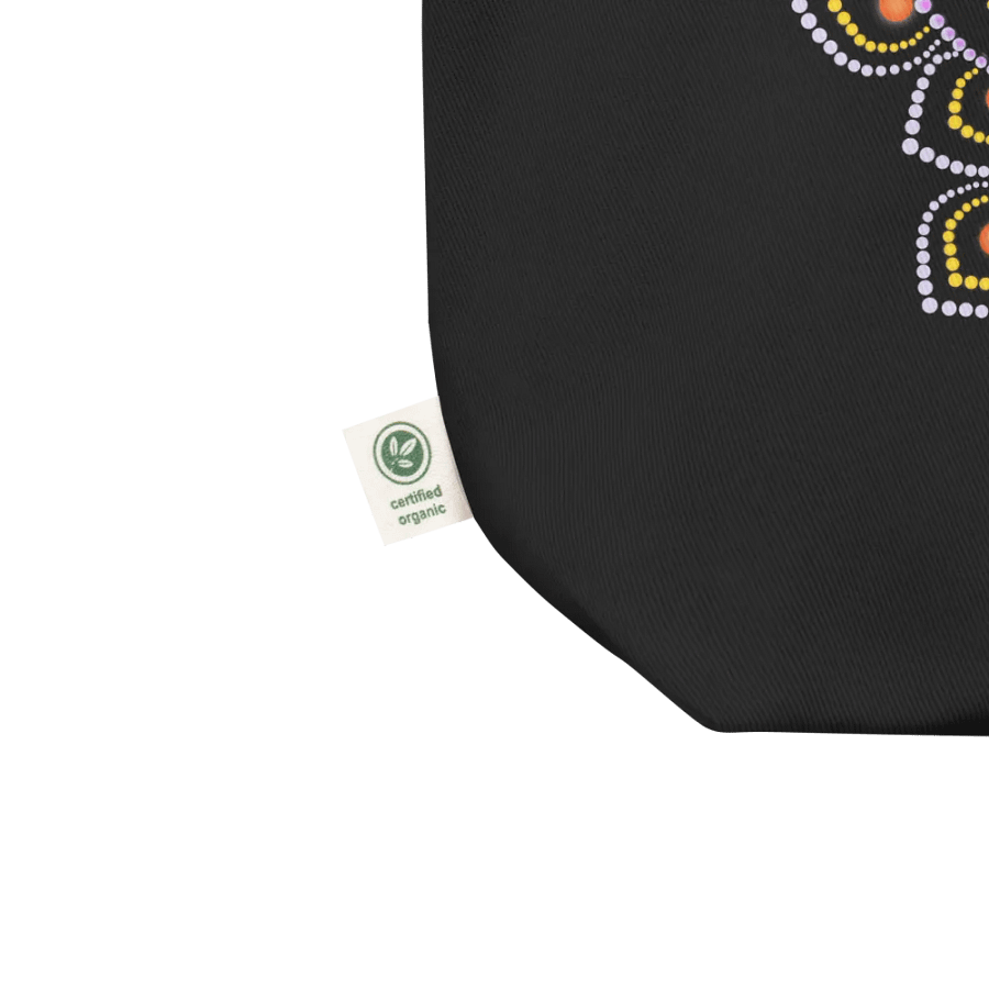 Simple Colorful Dot Mandala Eco-Friendly Organic Tote Bag product image (5)