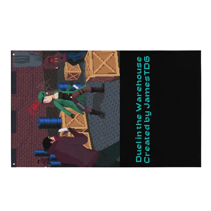 Duel in the Warehouse Tapestry product image (1)