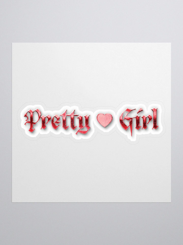 Pretty Girl Heart Sticker product image (1)