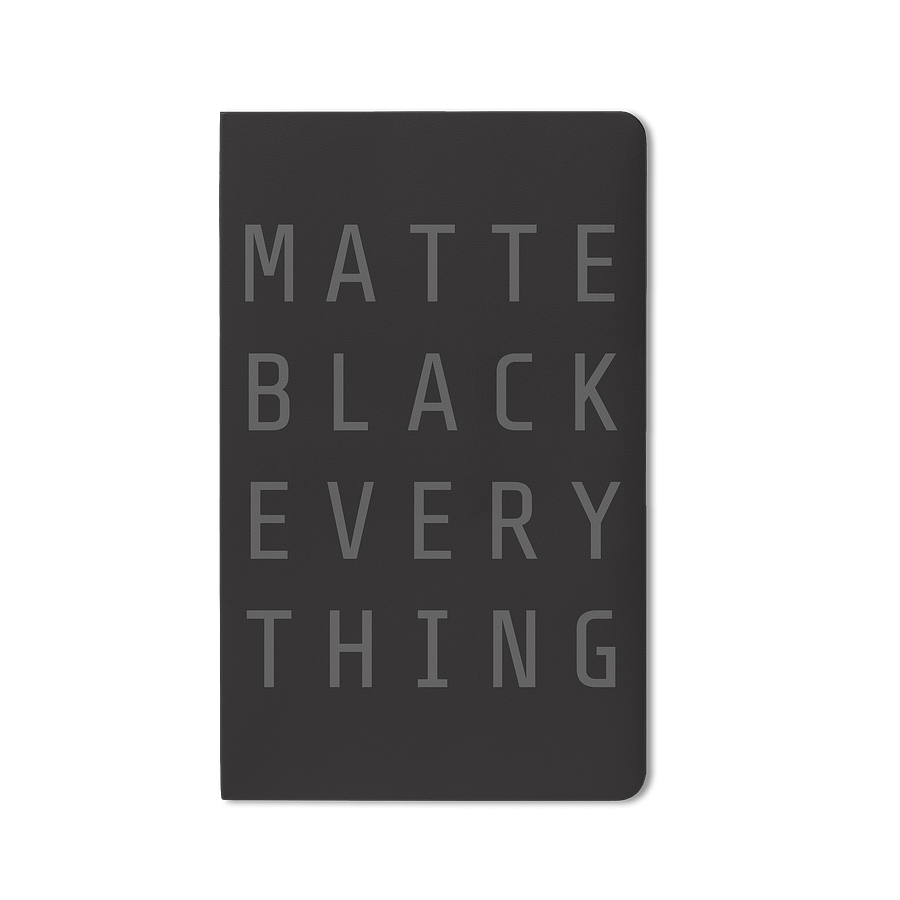 Matte Black Everything Notebook product image (3)