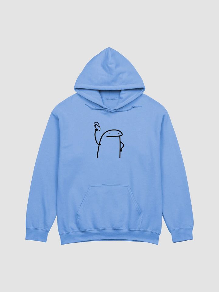 Meme Drawn Figure Ready For a Slippers Fight Hoodie product image (3)