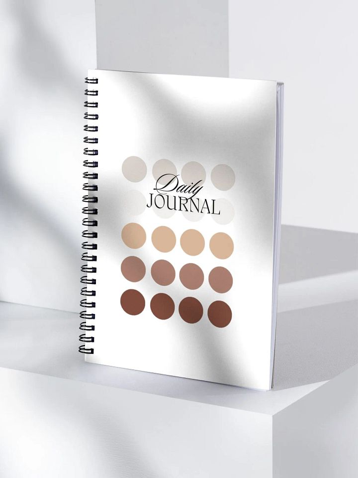 Daily Journal Circles Spiral Notebook product image (2)