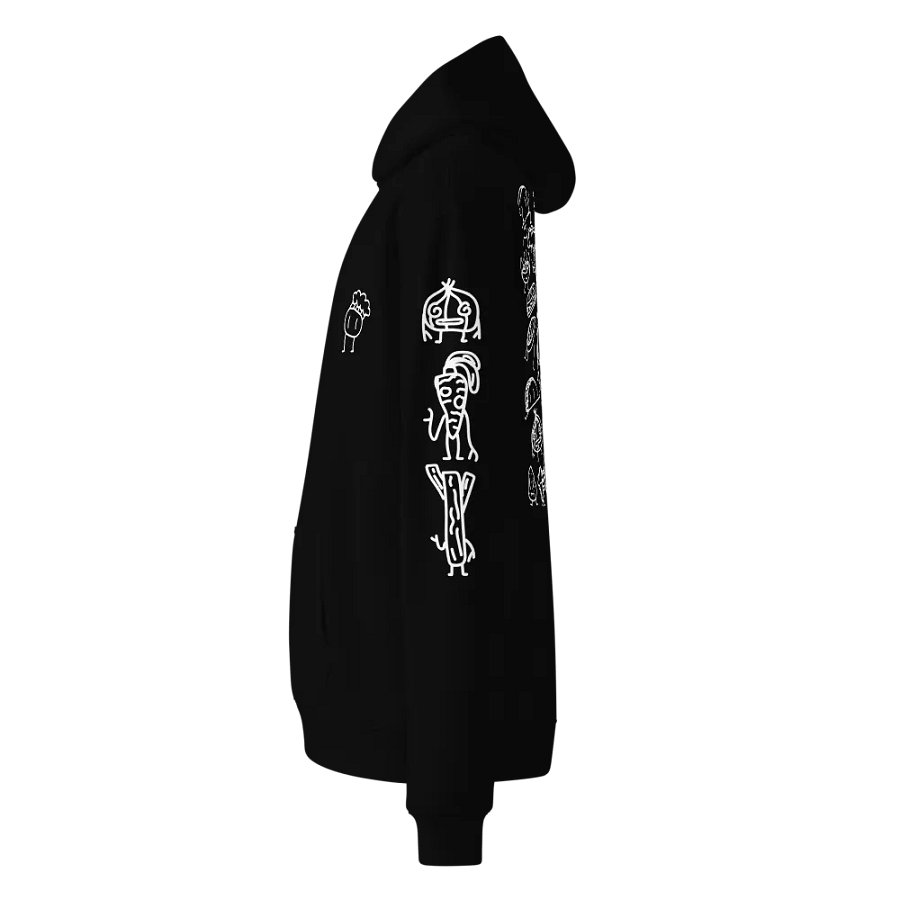 Food doodle hoodie product image (11)