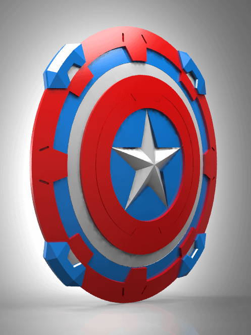 3D File - Captain America Shield from 'Marvel Rivals' product image (2)