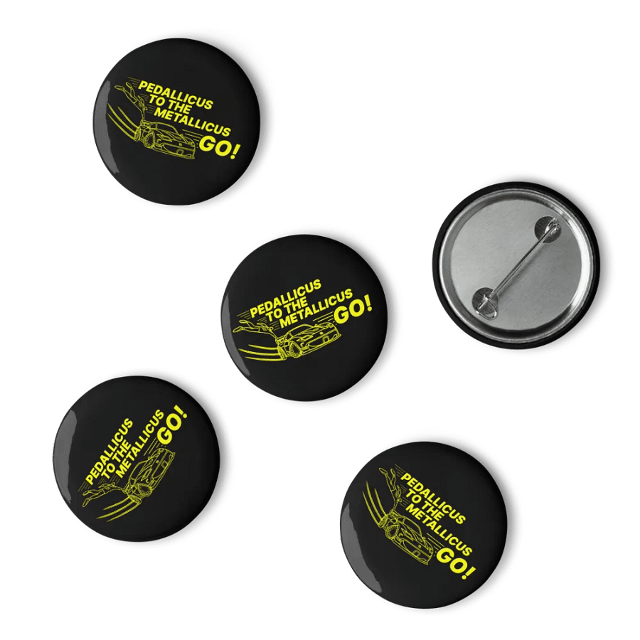 PEDALLICUS TO THE METALLICUS PIN (SET OF 5) product image (4)