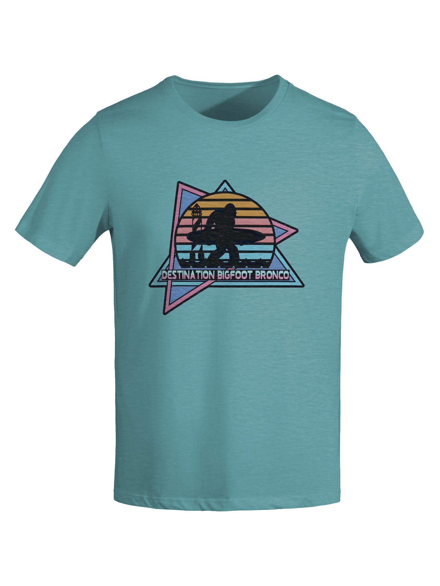 Destination Bigfoot Bronco Retro-Inspired Bella+Canvas Women's Supersoft Relaxed-fit T-Shirt (Multiple Color Options) product image (108)