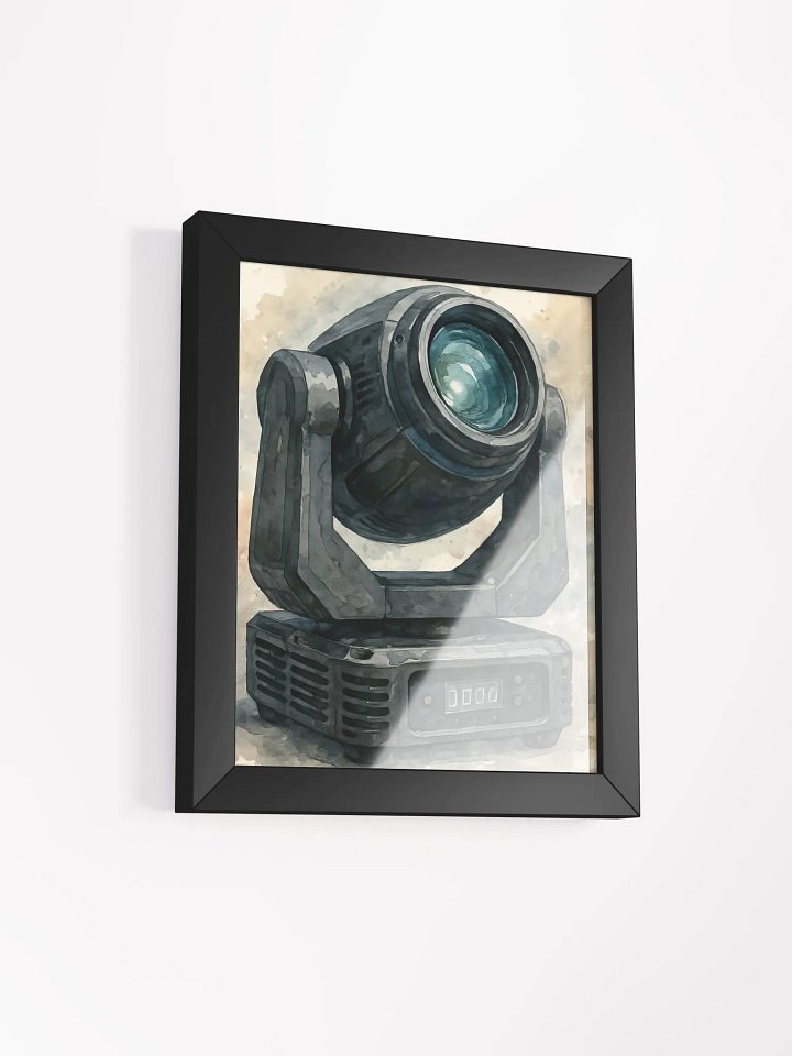 Luminary Moves Theatrically Jerry: Grunge Watercolor Moving Head Light Fine Art Print product image (6)