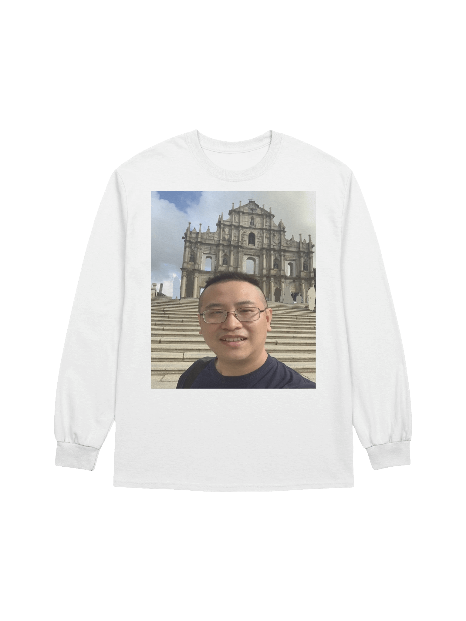 Gildan Ultra Cotton Long Sleeve T-Shirt: visit Macau product image (4)