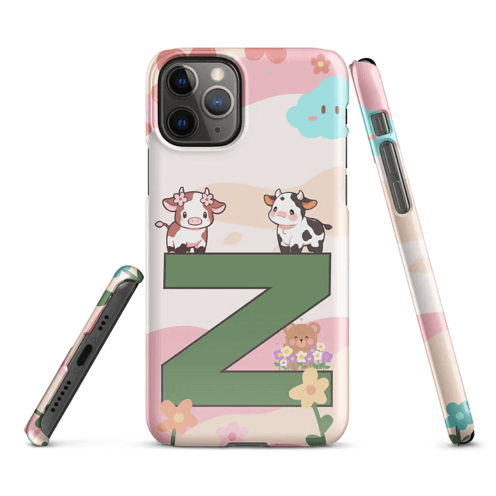 Whimsical Z Cows Snap Case product image (2)