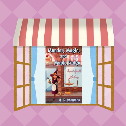 Cover and title reveal time!
My upcoming book is Murder, Magic, and Maple Fudge.

Check out the full post:
https://afstewart....