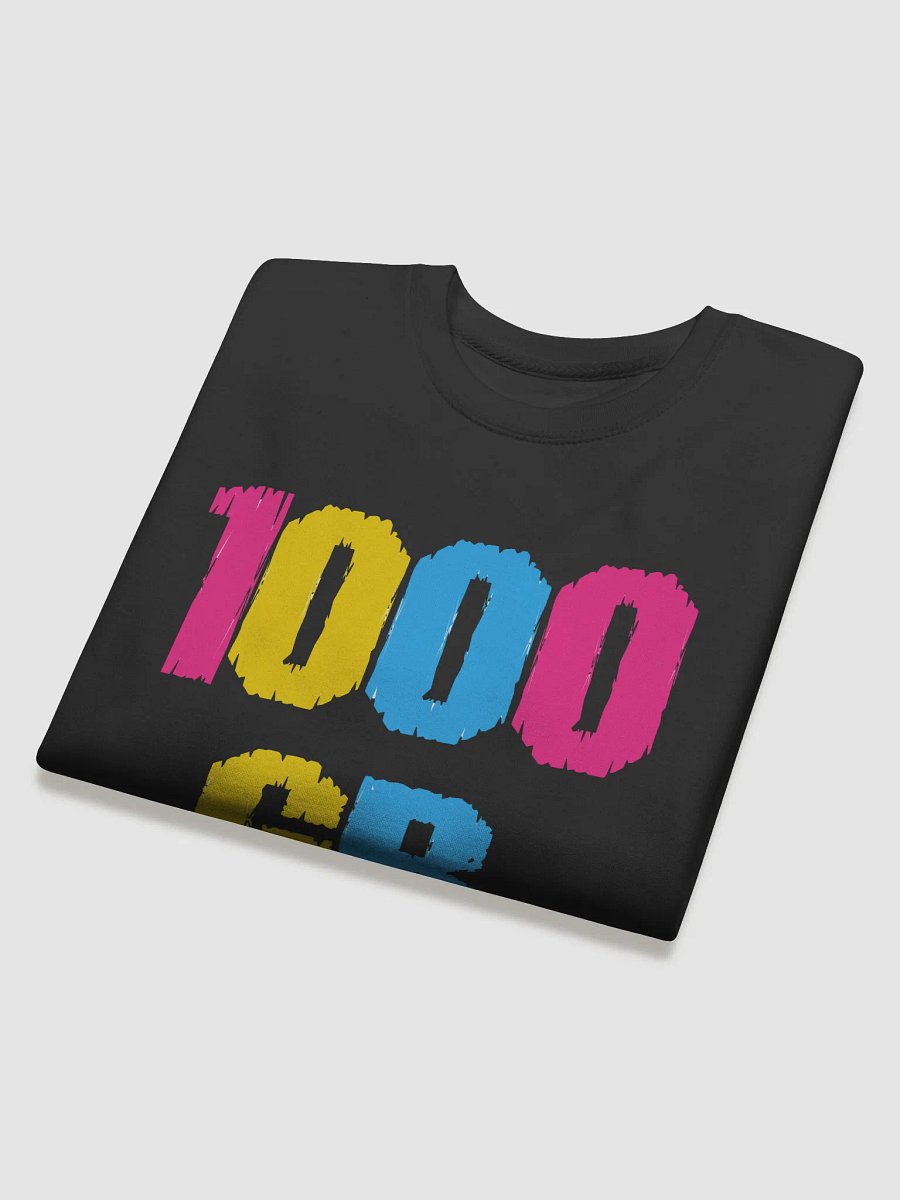 Pan-Tera (Pantera) Subtle Pansexual Pride Terabyte Pun Sweatshirt product image (4)