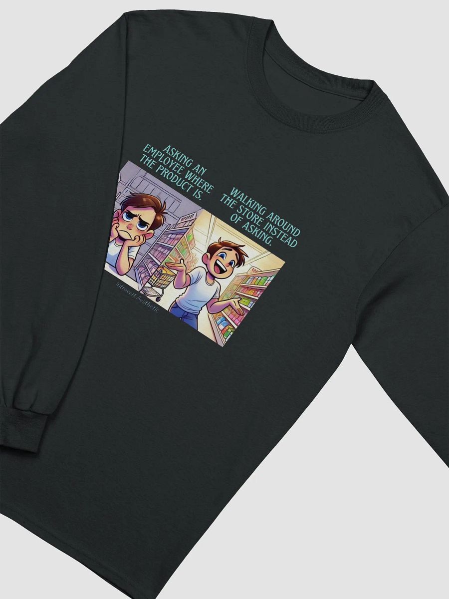 The Shopping Dilemma Long Sleeve Tee product image (2)