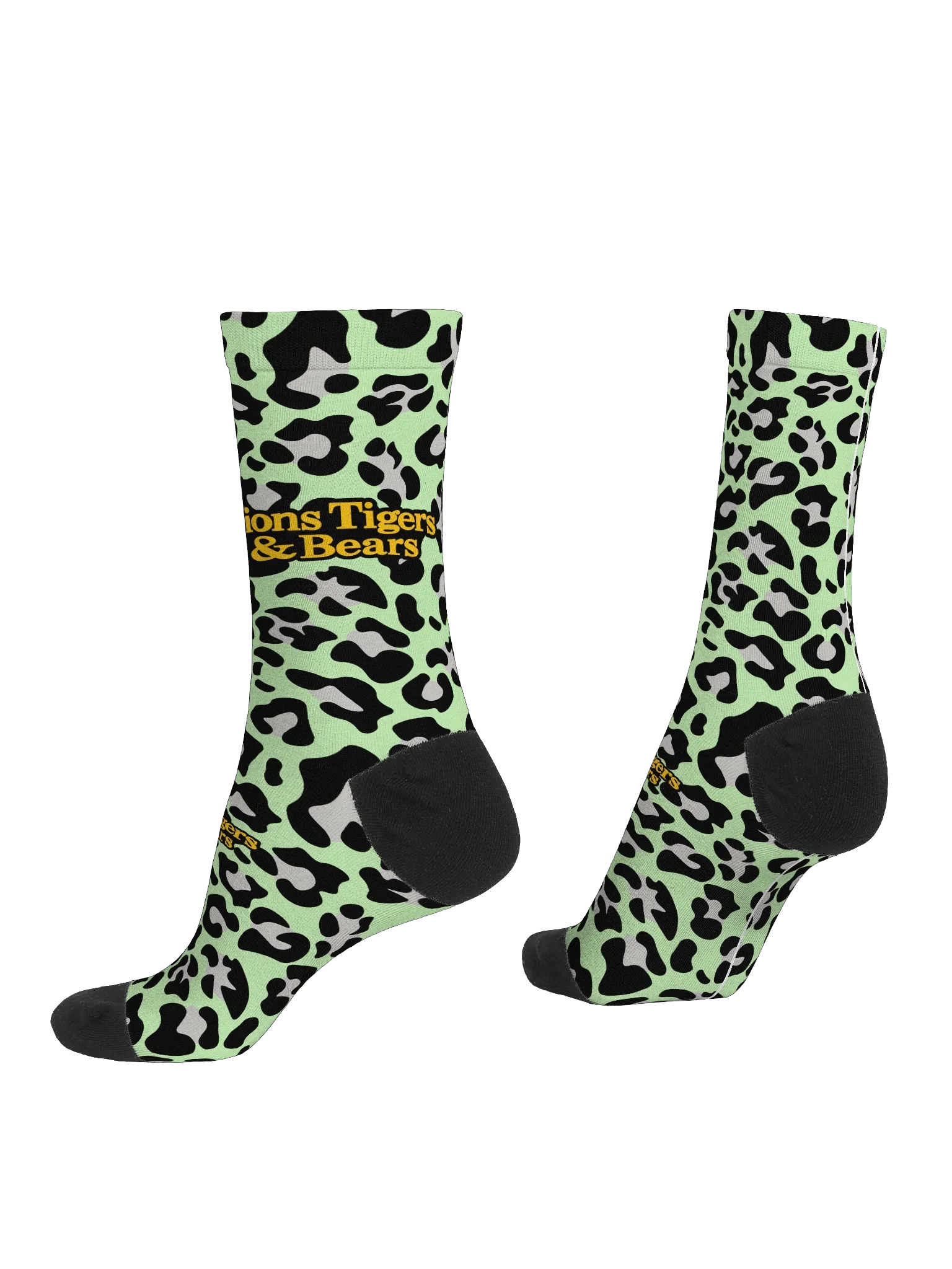 LTB Mint Cheetah Logo Socks product image (4)