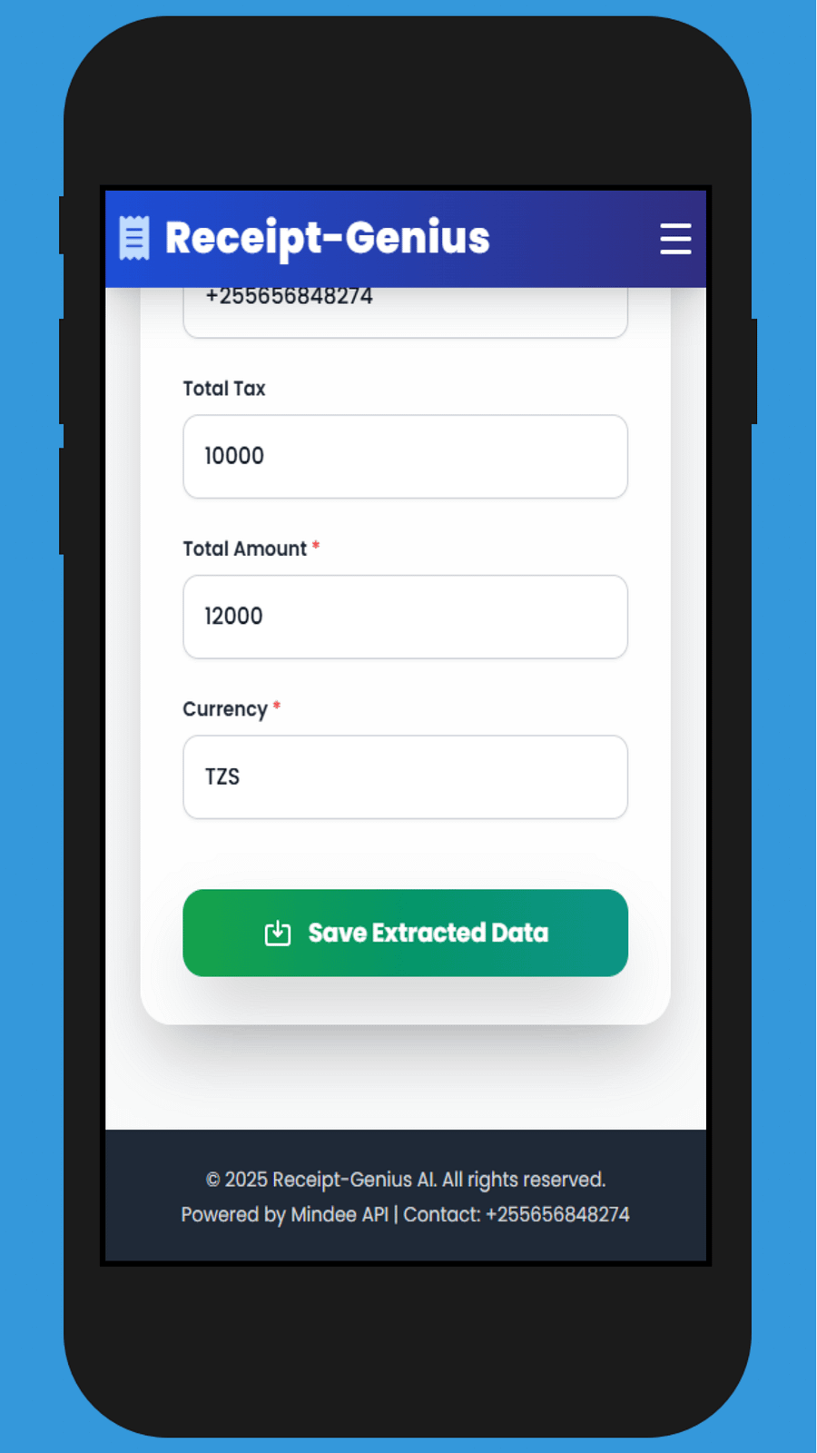 Scan and Digitize Financial Receipts AI software product image (4)