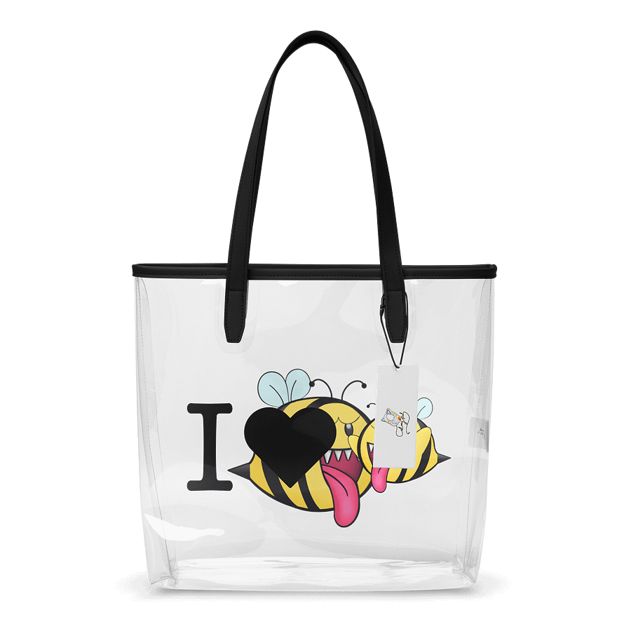 I Love Boo-Bees Clear Tote Bag product image (1)
