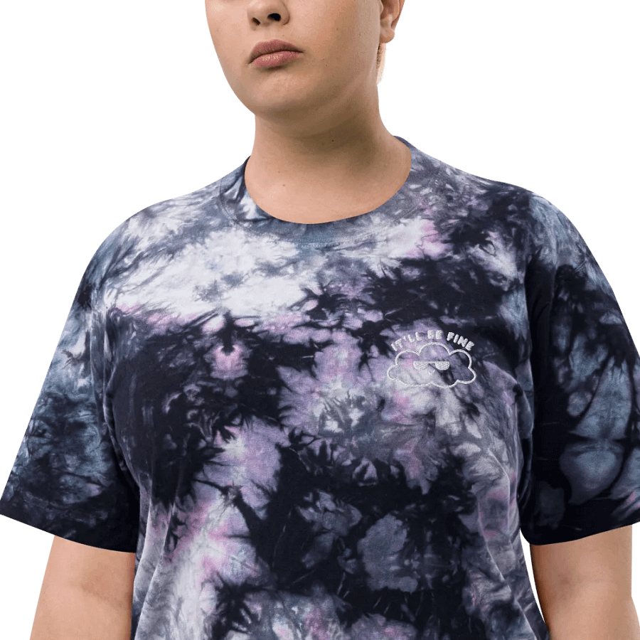 It'll Be Fine Tie Dye - dark (embroidered) product image (11)