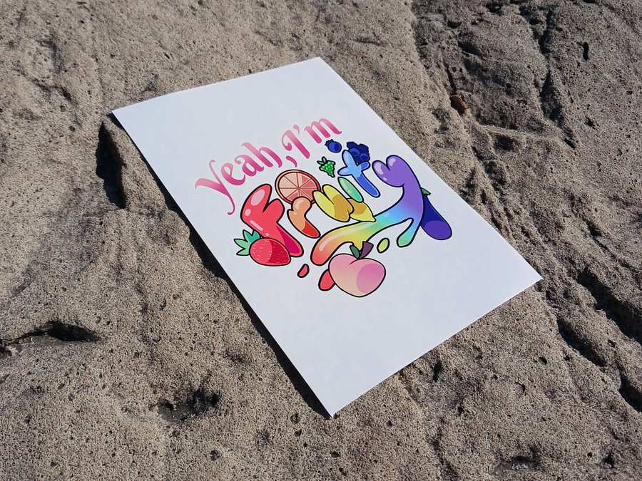 Yeah, I'm Fruity~ STICKER! product image (2)