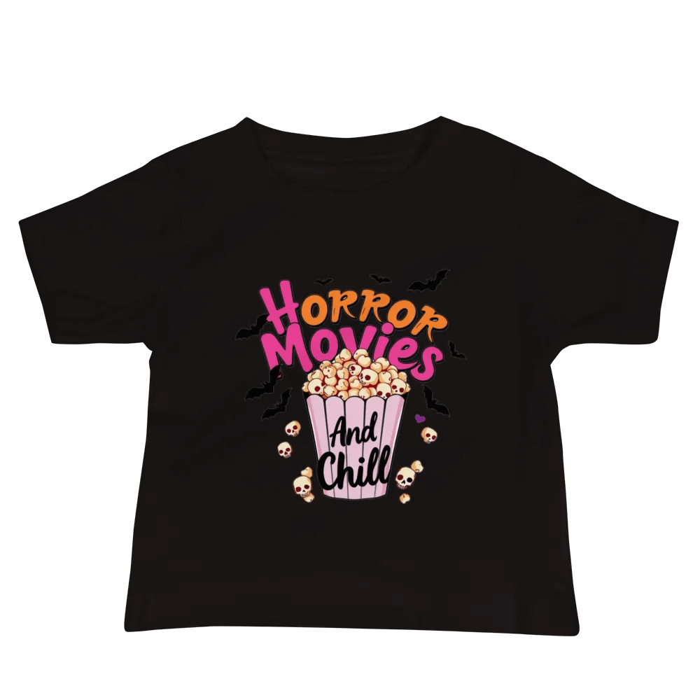 Horror Movies And Chill Baby Tee product image (3)