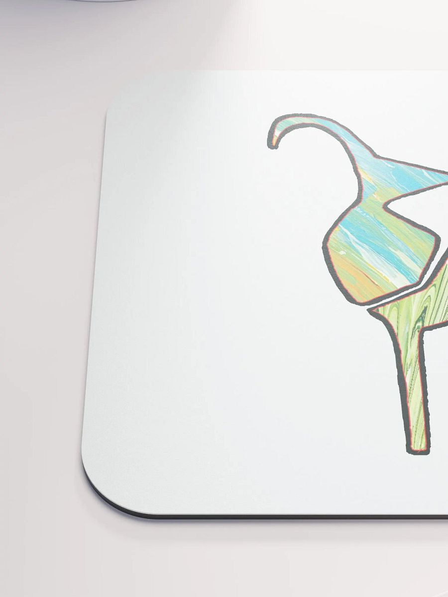 African Art Colorful Animal Work of Art Mouse Pad product image (6)
