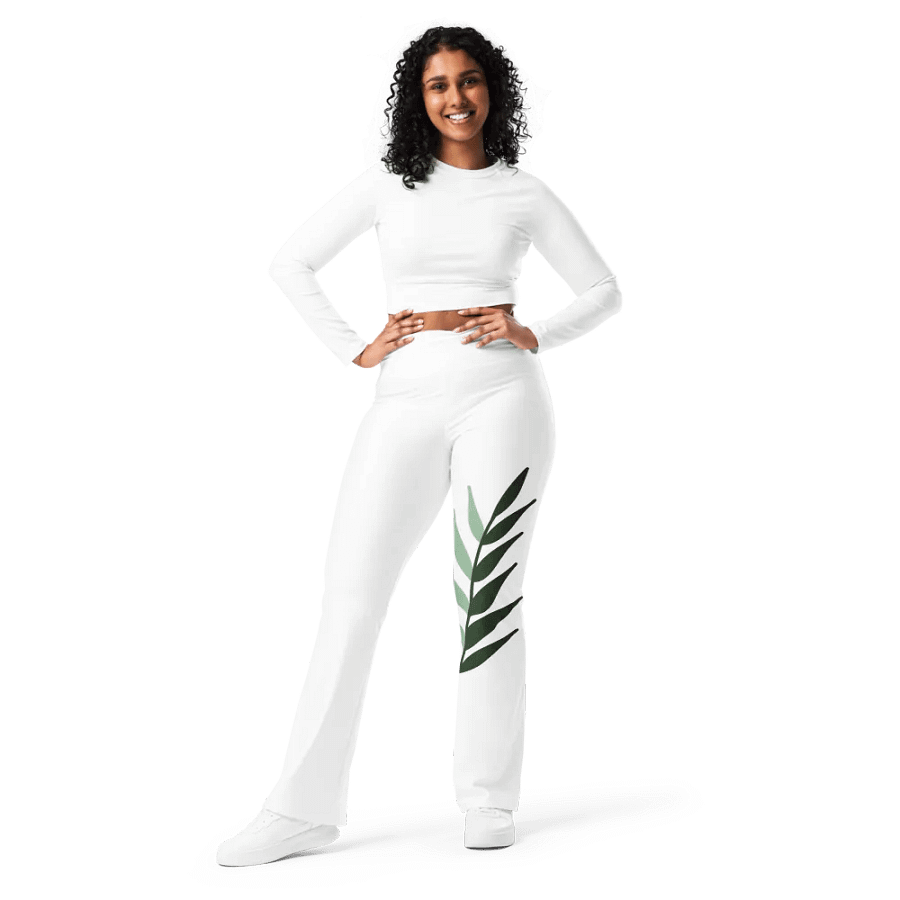 Verdant Whimsy Flare Leggings product image (1)