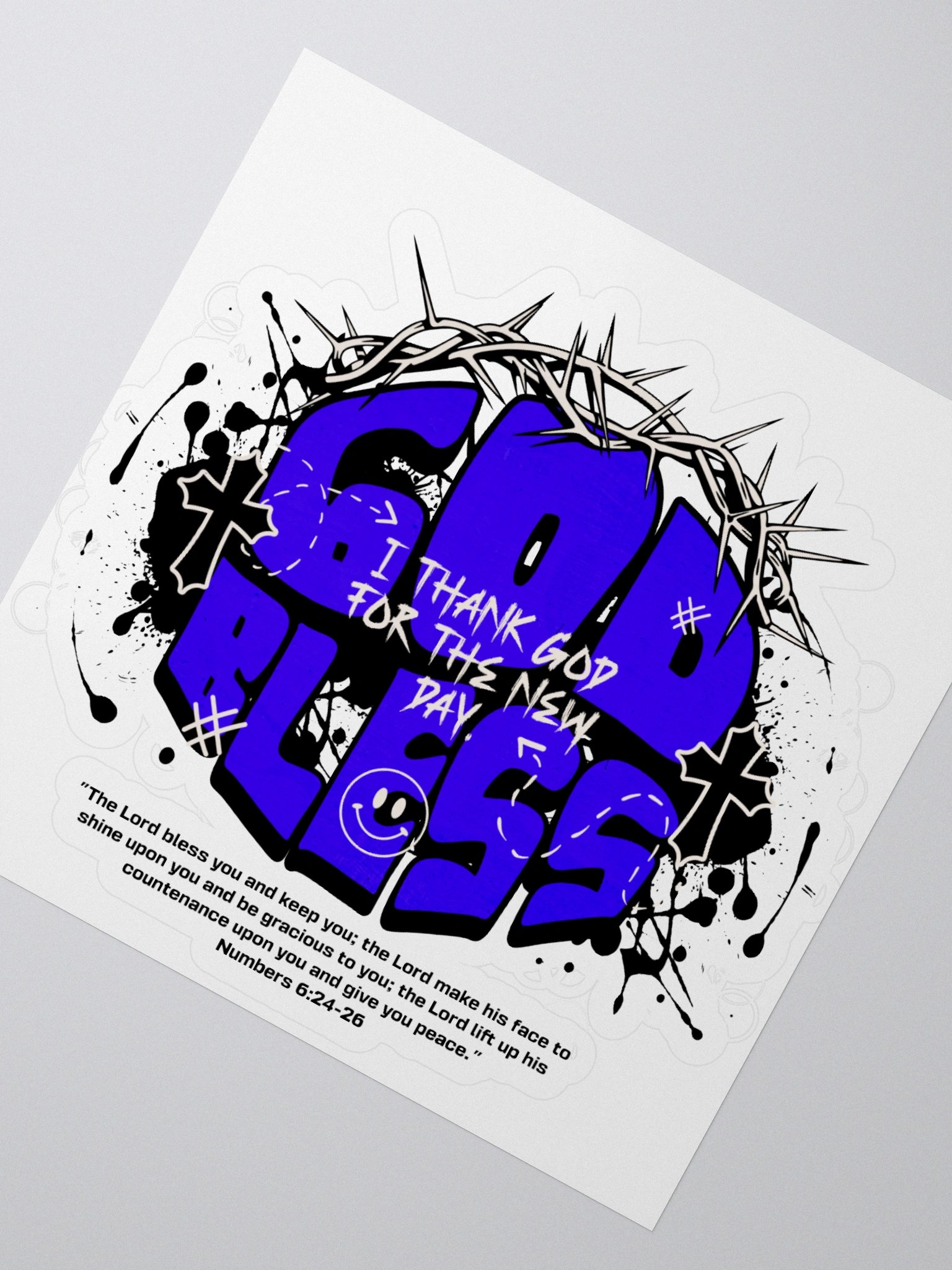 God Bless Kiss Cut Stickers product image (2)