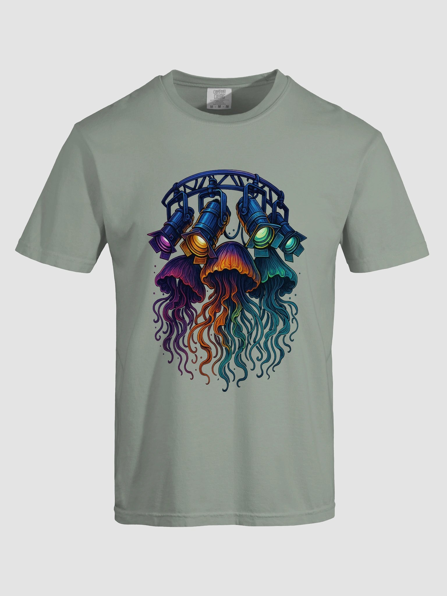 Theatrically Jerry: "Oceanic" Stage Light Jellyfish T-Shirt product image (1)