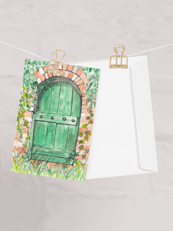 Green Door Blank Card product image (3)