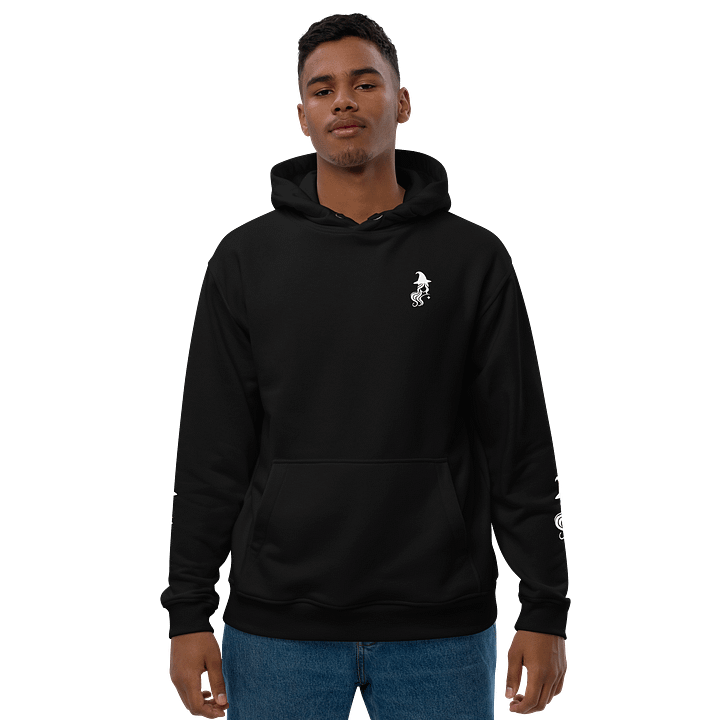 White Tiger Bloom hoodie - Black product image (1)