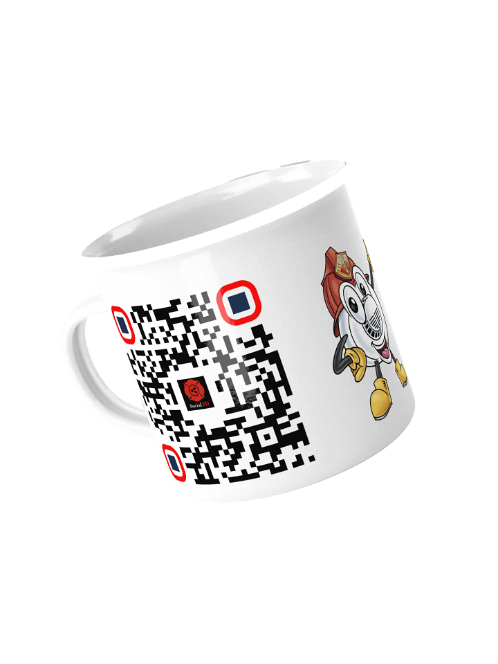 Ugly QR Code Hydrate Enamel Mug product image (1)