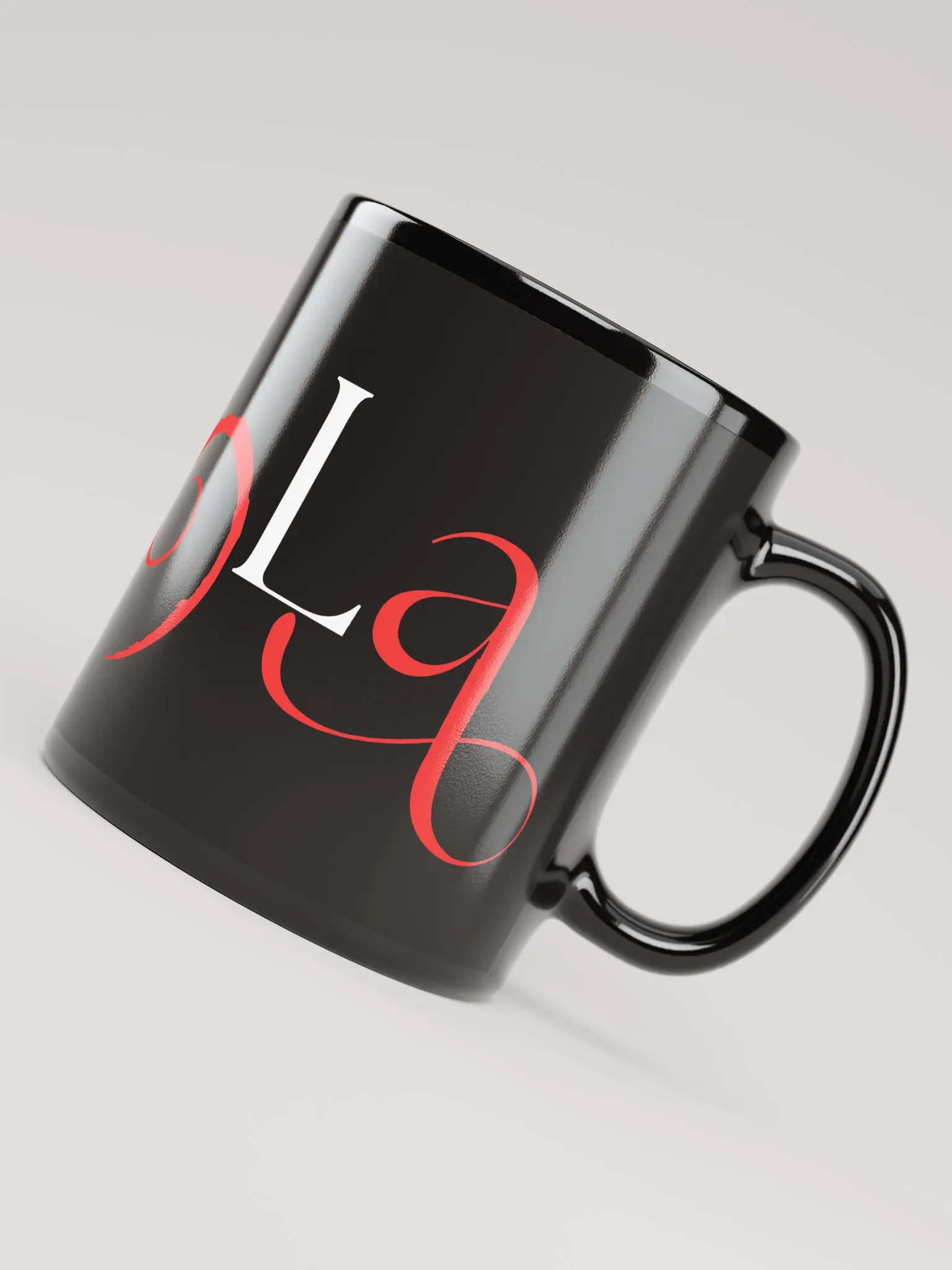 Comma La Kamala Harris Black Glossy Mug product image (4)
