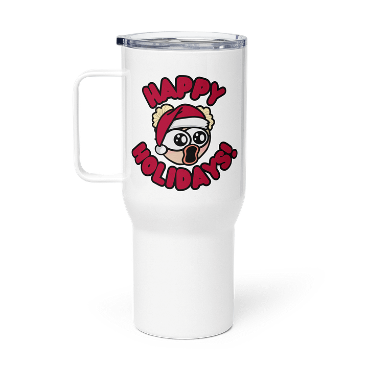 Happy Holidays Poggers Travel Mug product image (1)