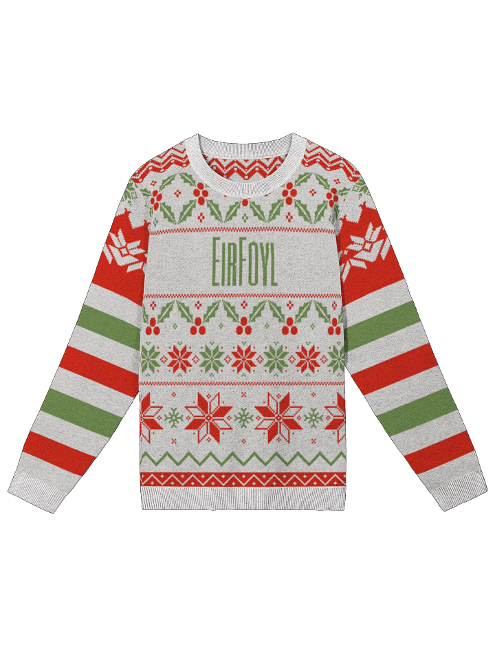 Cozy Christmas Sweater With EirFoyl Logo product image (5)