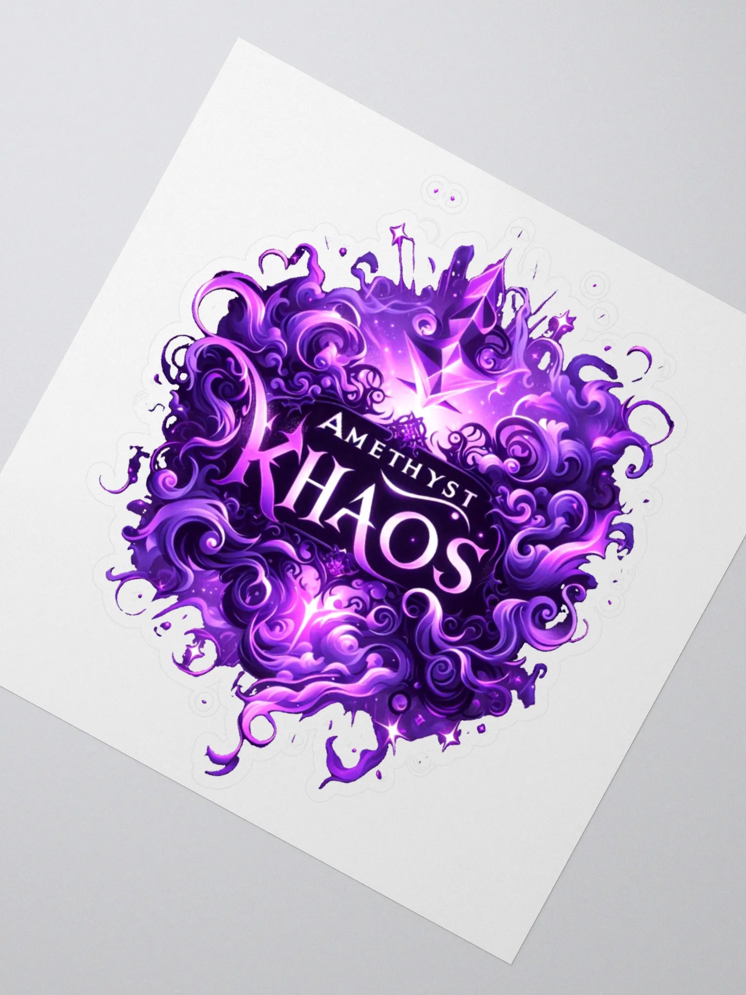 Mystical Kiss Cut Stickers - Amethyst Khaos product image (3)