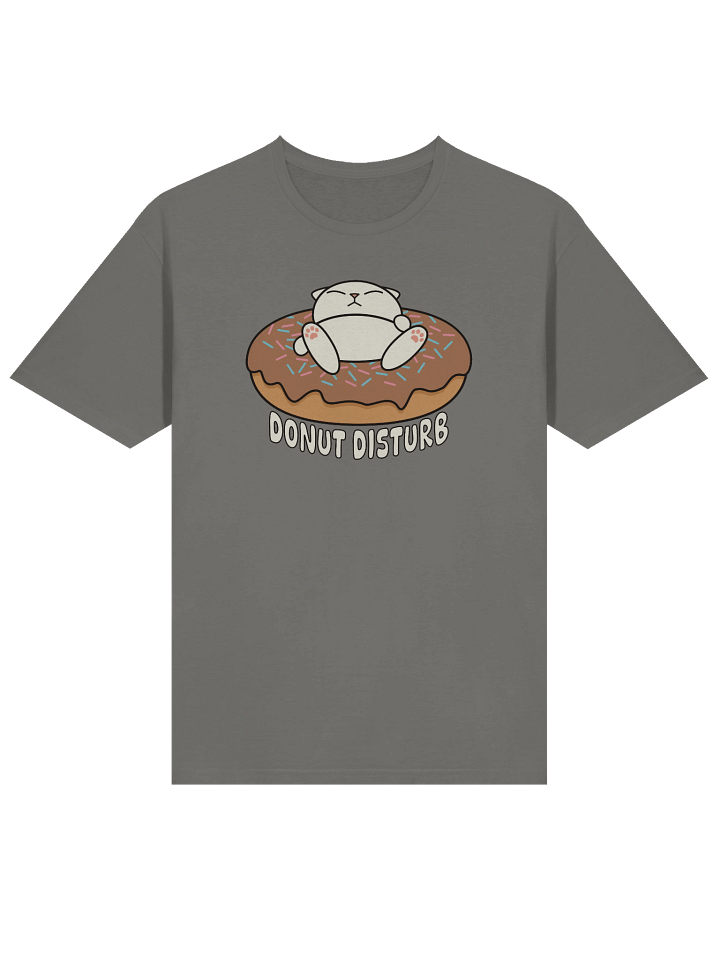 Donut Disturb Cat - Unisex Adult Super Soft Lightweight T-shirt product image (1)