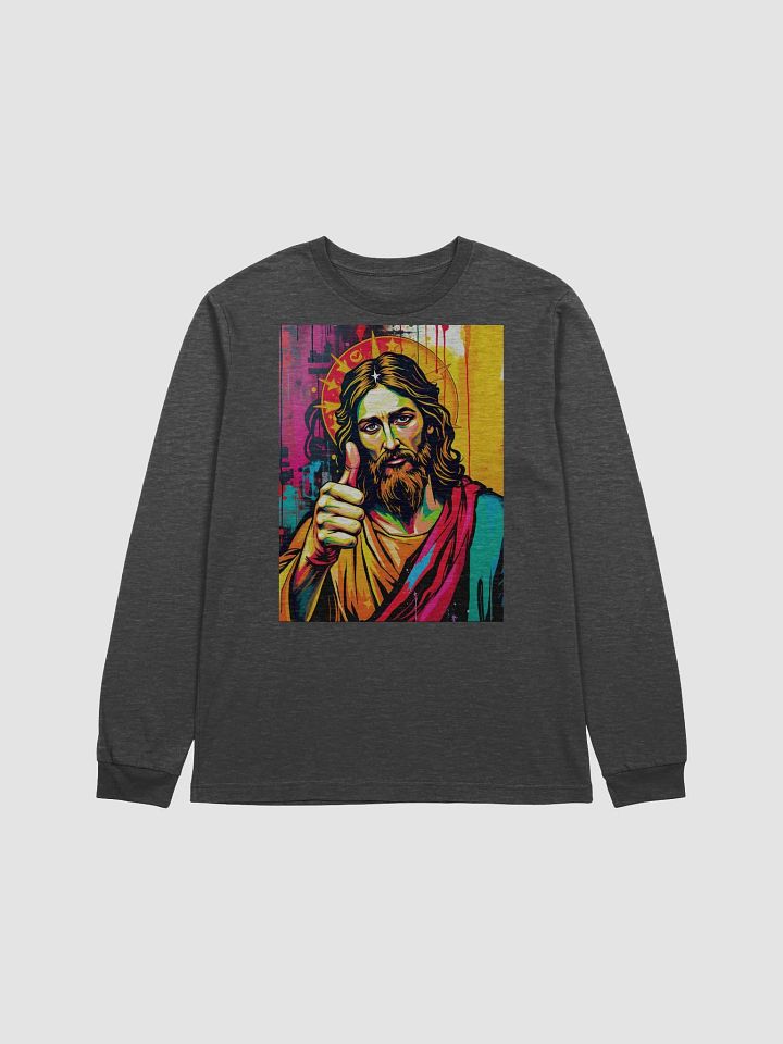 Vibrant Halo Thumbs-Up Long Sleeve Tee product image (1)