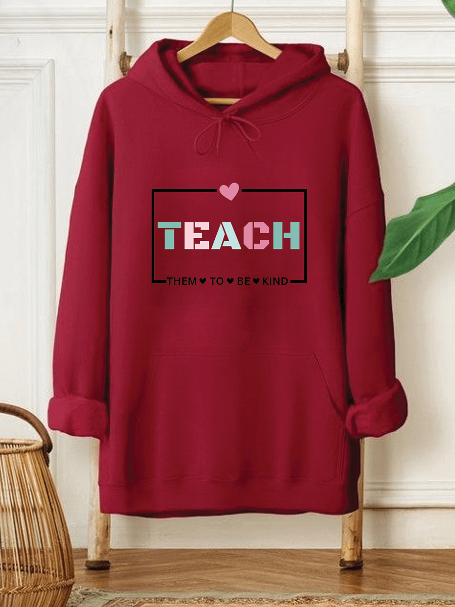 TEACH THEM TO BE KIND Hoodie product image (1)