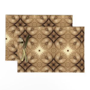 Seamless Pattern - Brown and Beige Tulip Pattern product image (10)