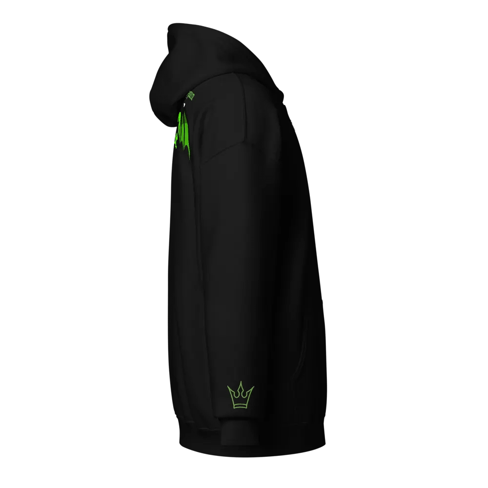 K.Q ZIP UP HOODIE GREEN product image (4)