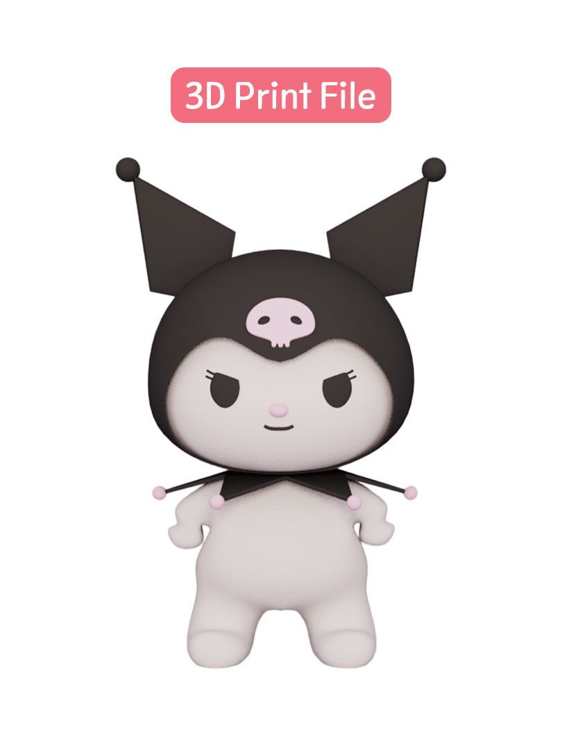 [3d print file] Kuromi product image (1)