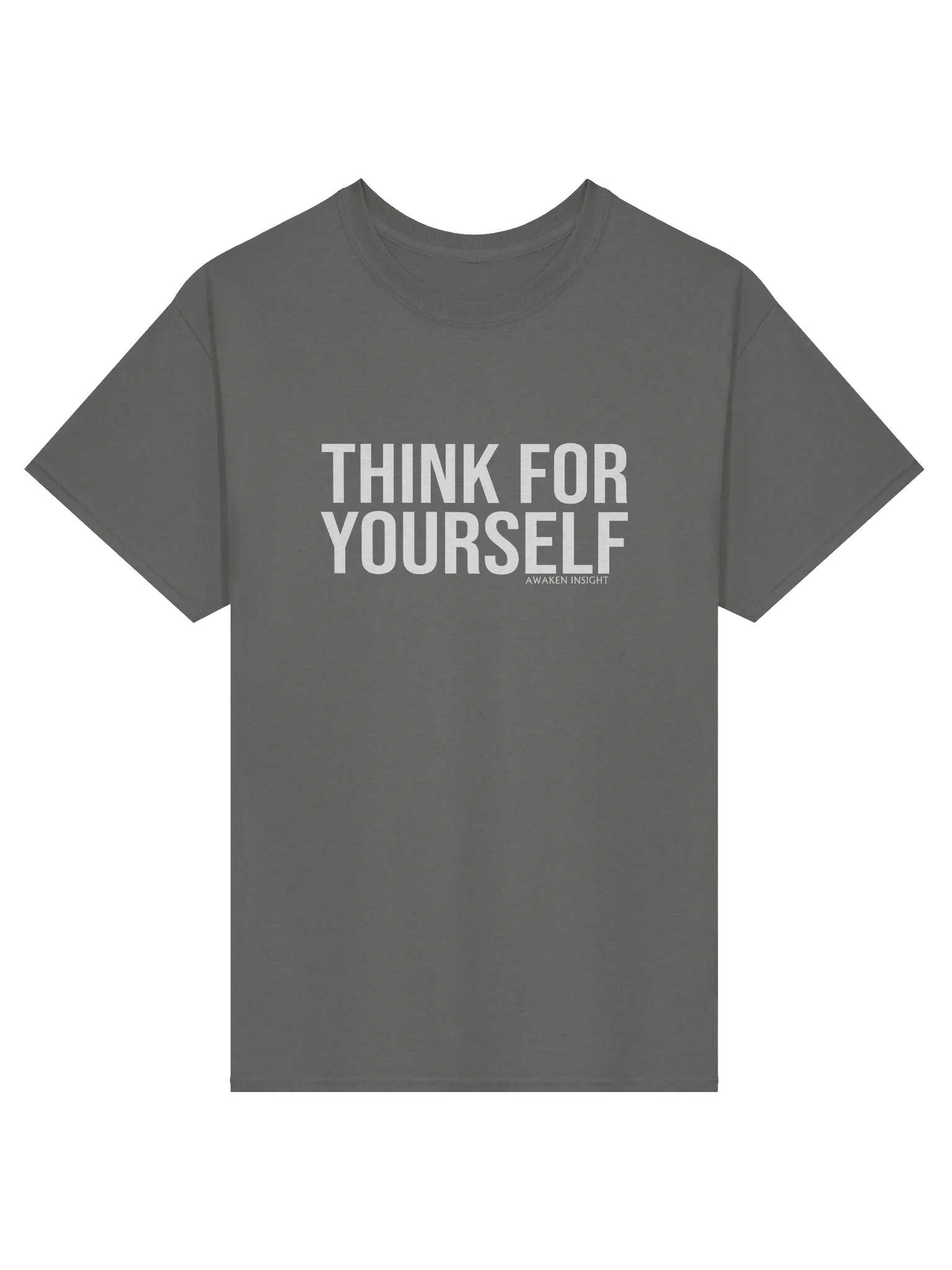 THINK FOR YOURSELF T-Shirt (White Print) product image (2)