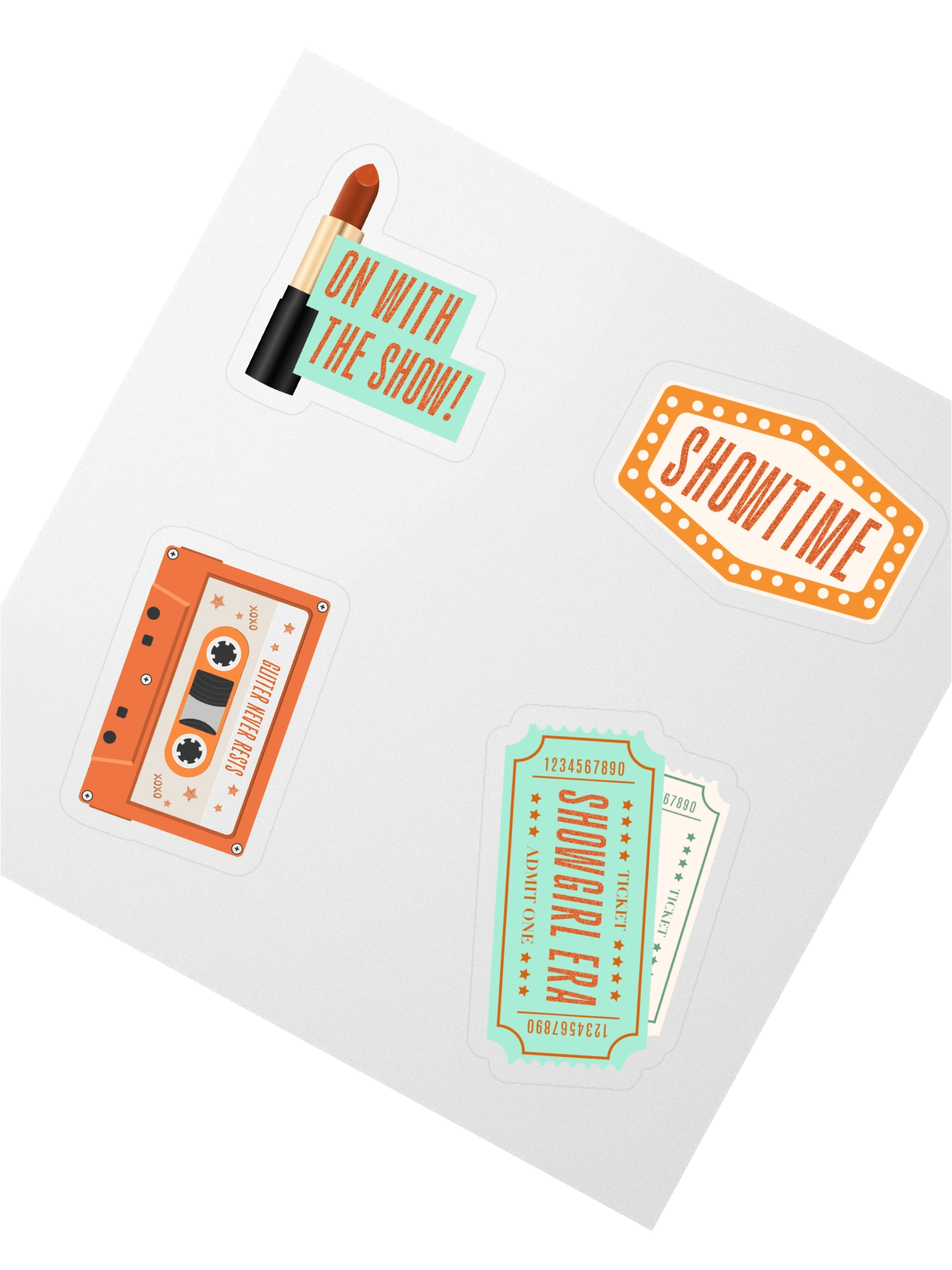 It's Showtime! Kiss Cut Stickers - Show Business Collection product image (3)