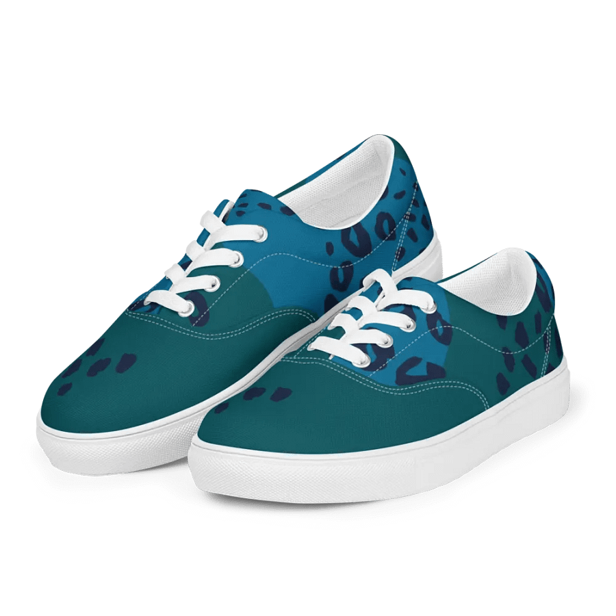 Teal Textured Dreams Women's Shoes product image (4)