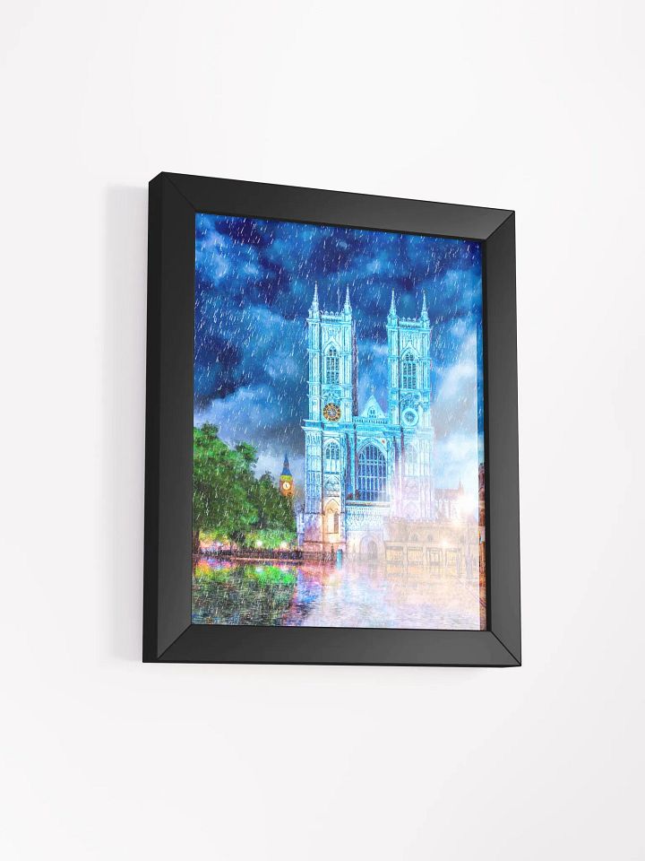 Westminster Abbey In The Rain Framed Poster product image (28)
