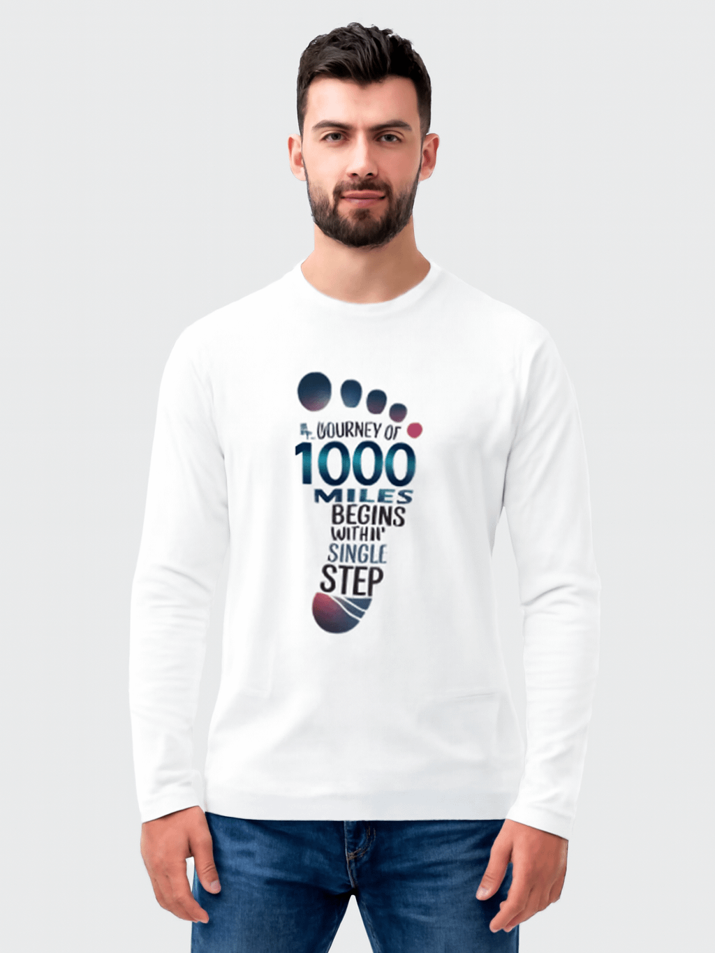 Footprint Inspiration Long Sleeve T-Shirt product image (1)